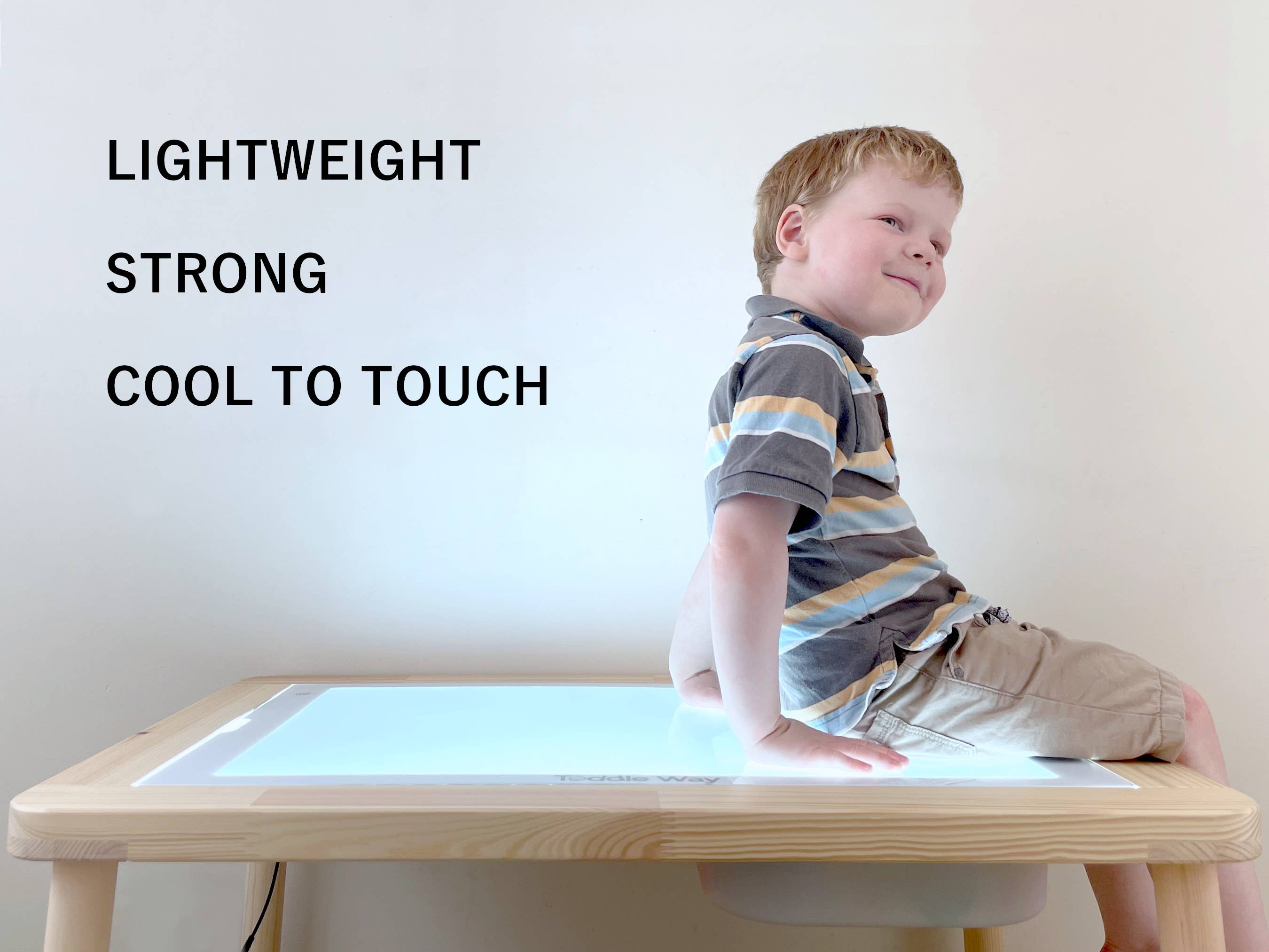 Toddle Way – Brinquedo com luz - Crianças e bebés por atacado – Toddle Way LightPad LED para mesa e solo, compatível com mesa IKEA Flisat7