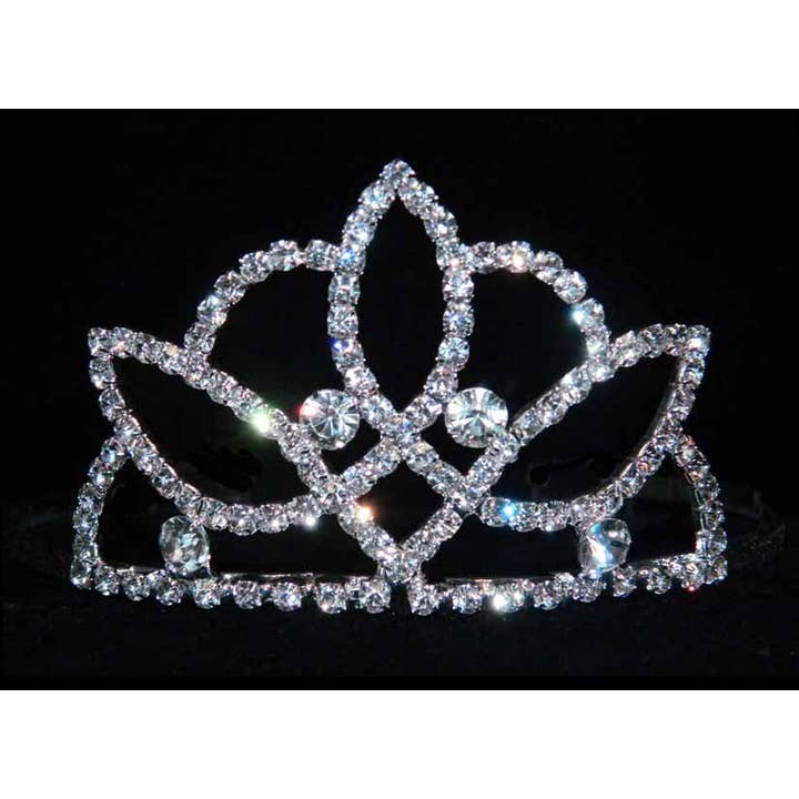 #15840 - Medieval Bridal Knot Tiara for wholesale by Bridal Store Jewelry