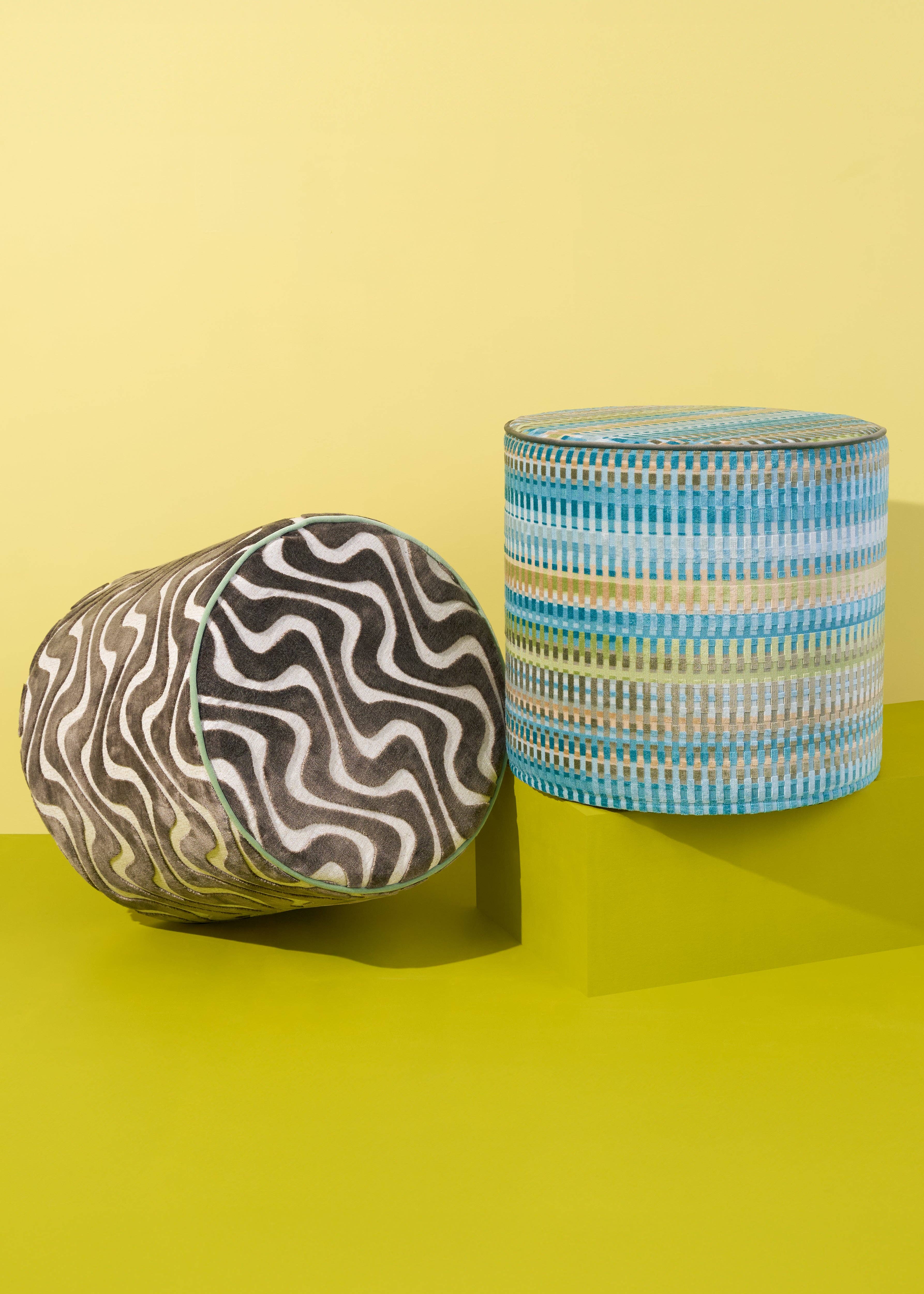 Piper-Collection - Wholesale Ottoman - Perch Isabel - brown/beige stool w/ cord (MADE TO ORDER)2