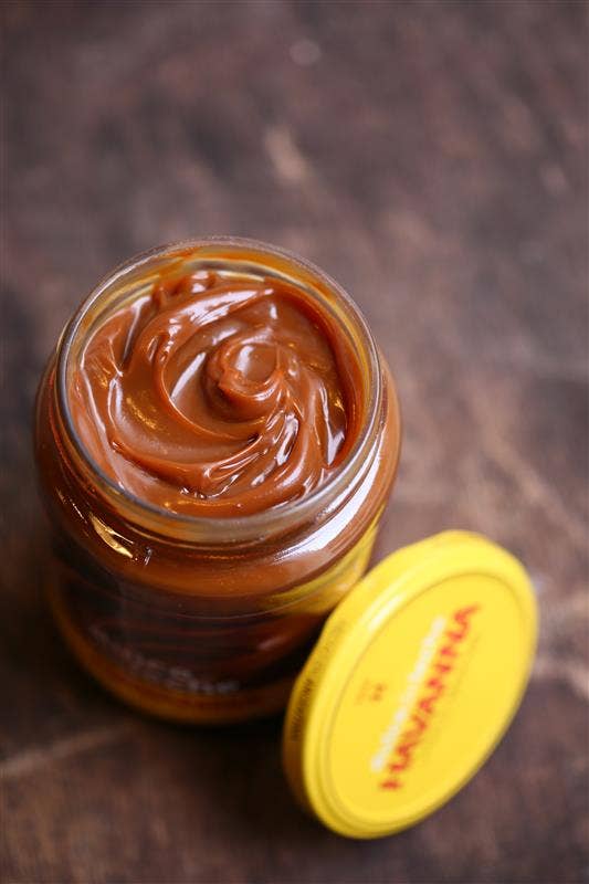 Premium Brand – Großhandel Schokoladensoße/-aufstrich – Havanna | Traditionelles Dulce de Leche | Glas | 450 Gramm1