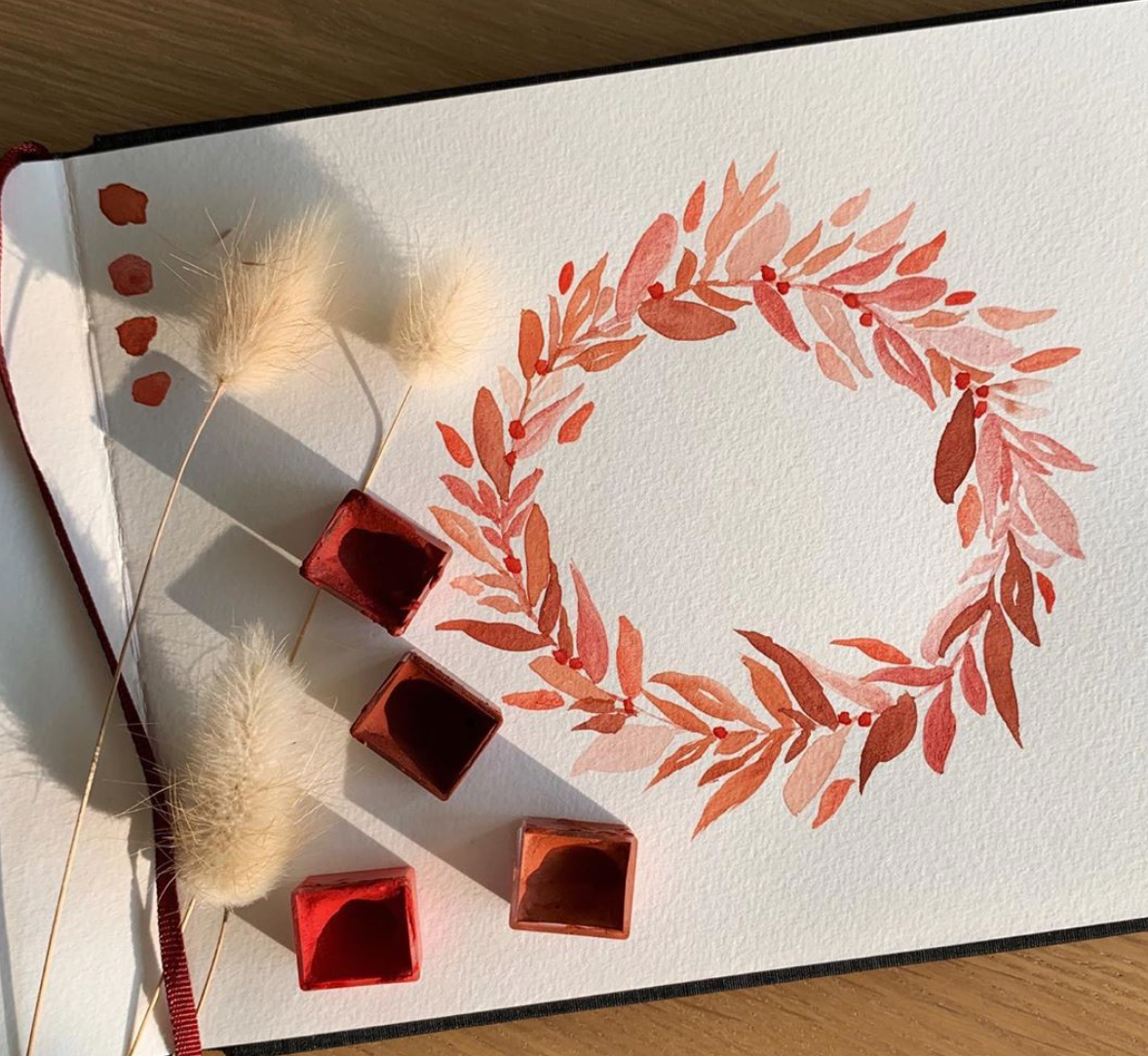 LA NOUVELLE VAGUE COULEURS - Wholesale Watercolor Paint - Handmade Watercolor - Sunset Pink Brown3