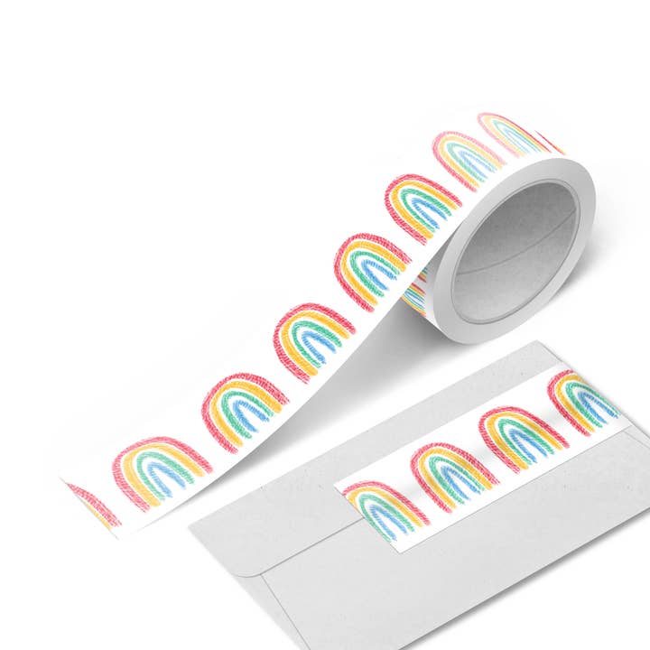 Over the Rainbow Washi Tape | eco-friendly, 15mm x 10m, easy-tear for wholesale by Rebecca Jane Woolbright
