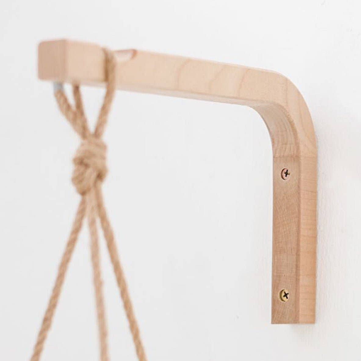 Kanso Designs - Wholesale Wall Planter - Wooden Plant Hanger Hook1