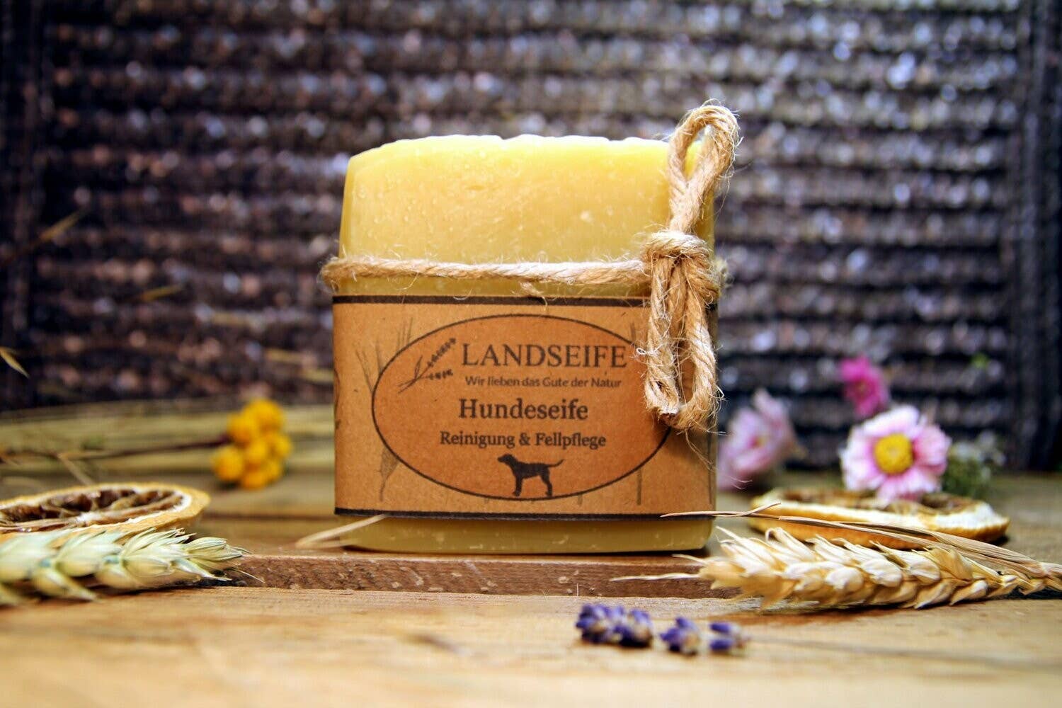 Landseife - Wholesale Pet Soap - Dog - Organic dog soap 3in1 - Cleaning - Coat care - Against parasites0
