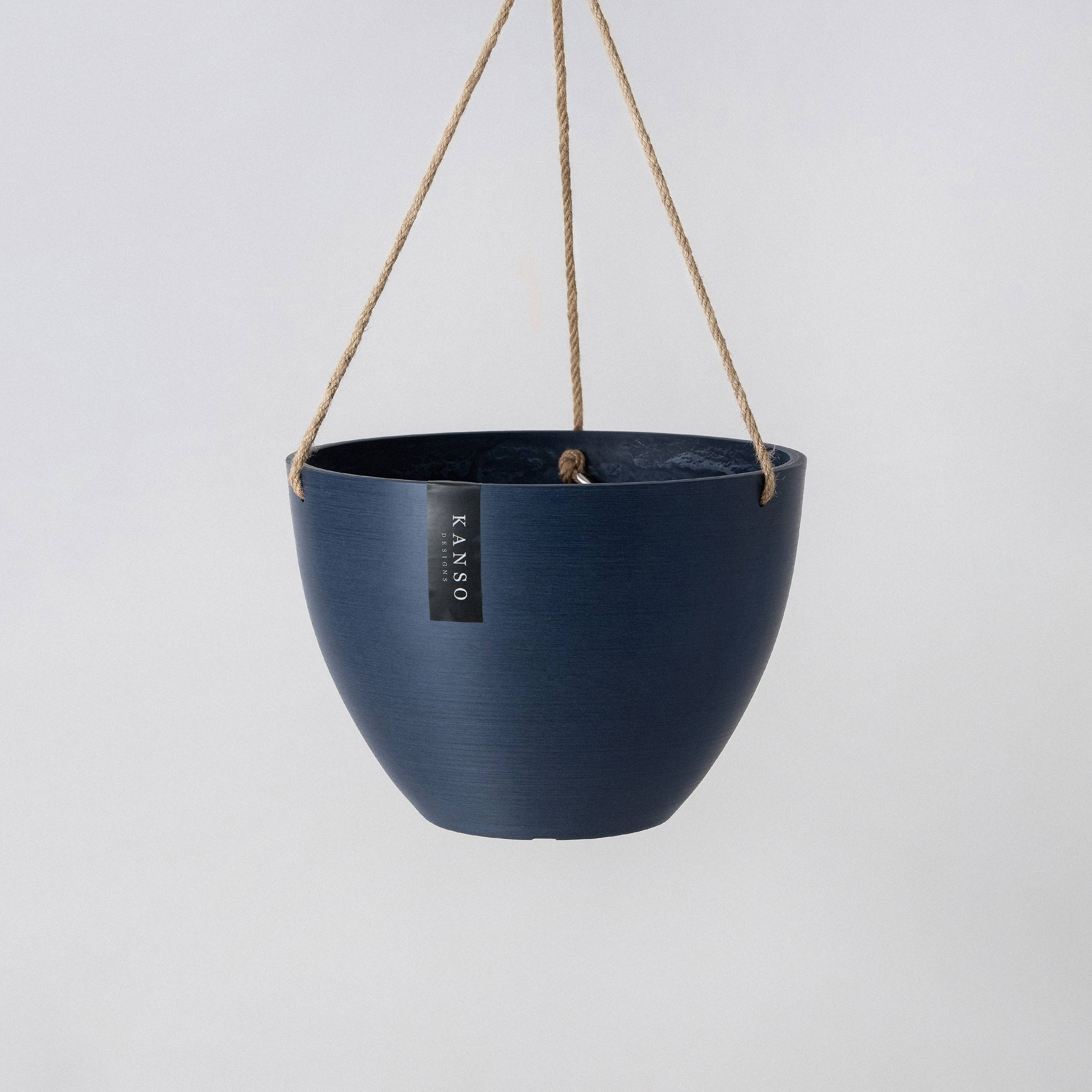Kanso Designs - Vente Jardinière suspendue - Pot de fleurs suspendu Signature Stone de 8 po | 12 po | 4 coloris5