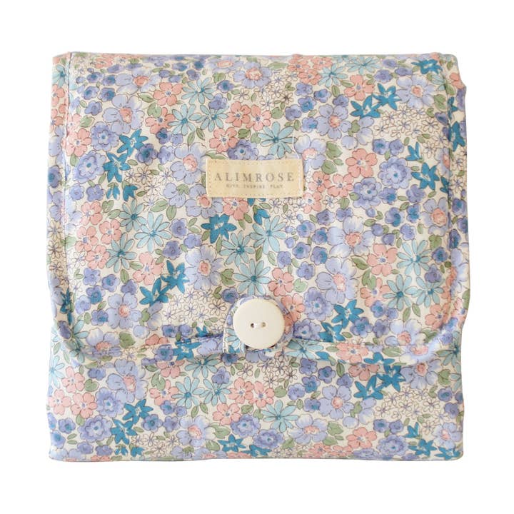 Alimrose - Venta al por mayor Cambiador de viaje - Bebés - Alfombrilla cambiadora Little Traveller, color azul Liberty 0