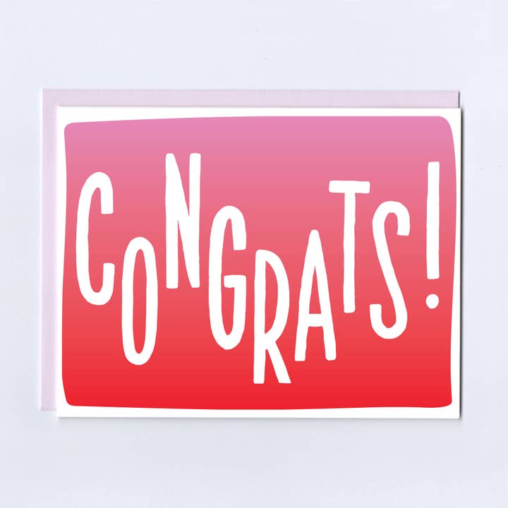 Tarjeta de felicitación Ombre para venta al por mayor de The Treasurie