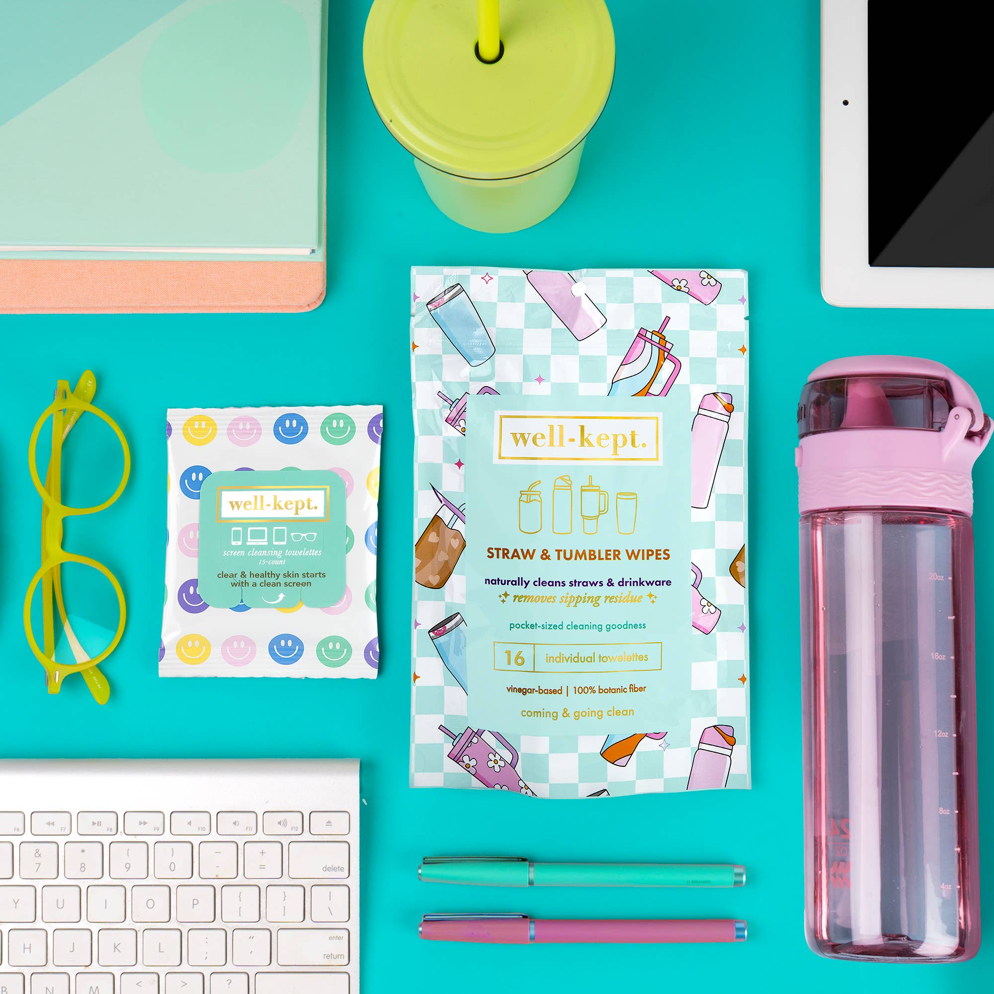 Well-Kept, Screen Wipes - Vente Chiffons de nettoyage - Lingettes nettoyantes pour écrans All Smiles et lingettes techniques1