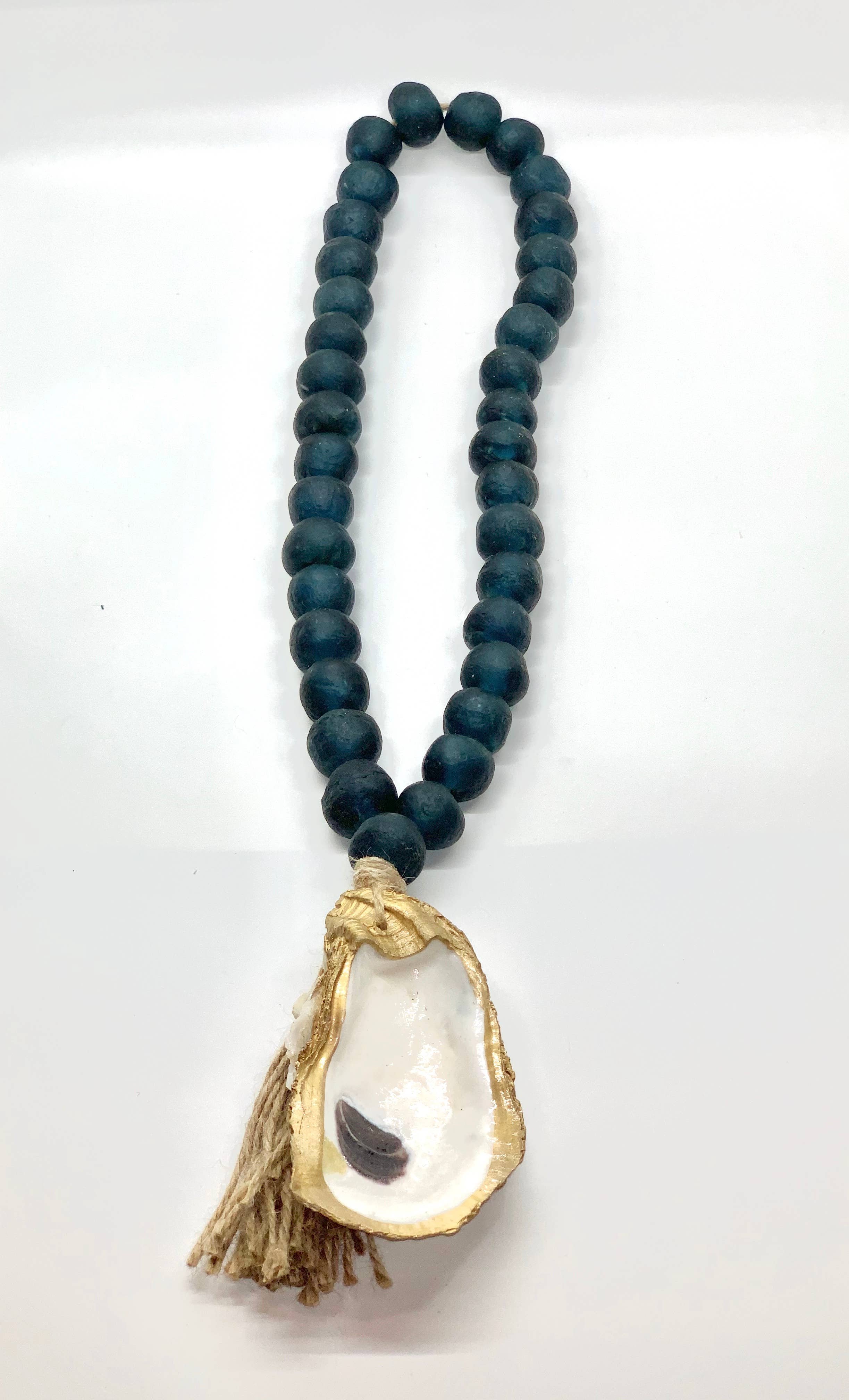 The Gilded Shell - Wholesale Decorative Tassel/Wall Drop - The Coastline - Sea Glass7