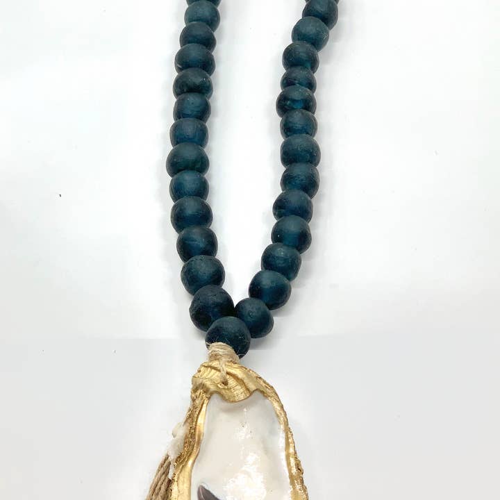 The Gilded Shell - Wholesale Decorative Tassel/Wall Drop - The Coastline - Sea Glass7