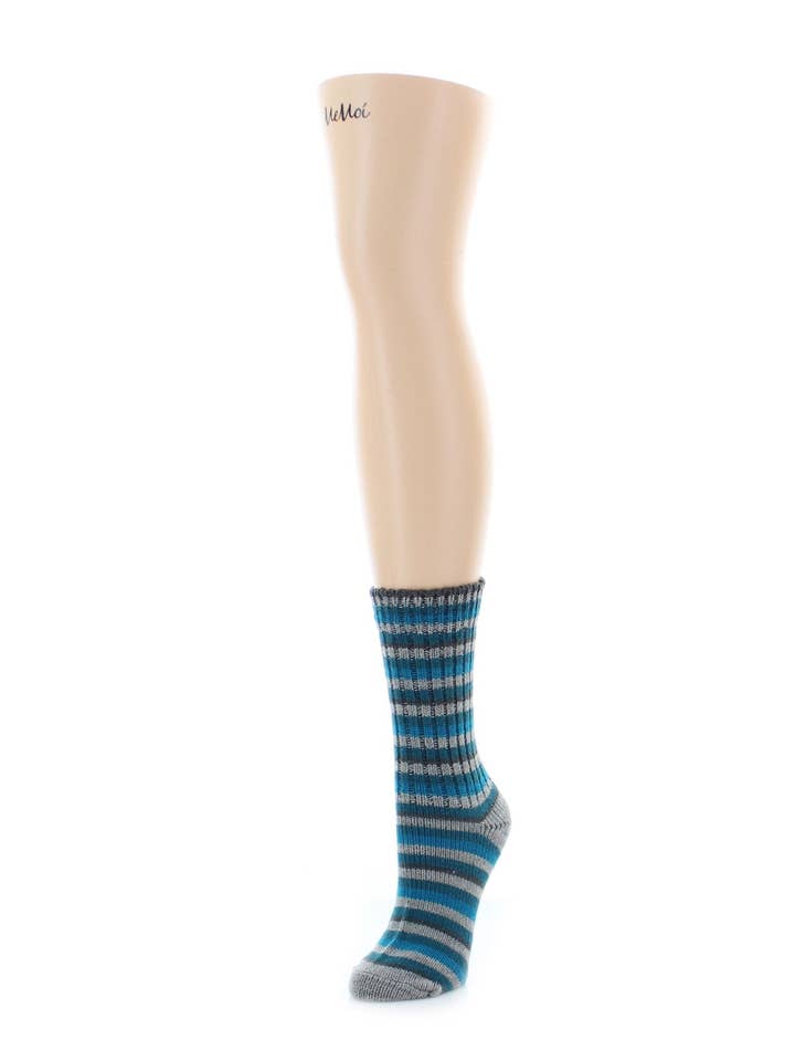 MeMoi Tonal Stripes Boot Sock for wholesale by Infinity Classics International Inc.
