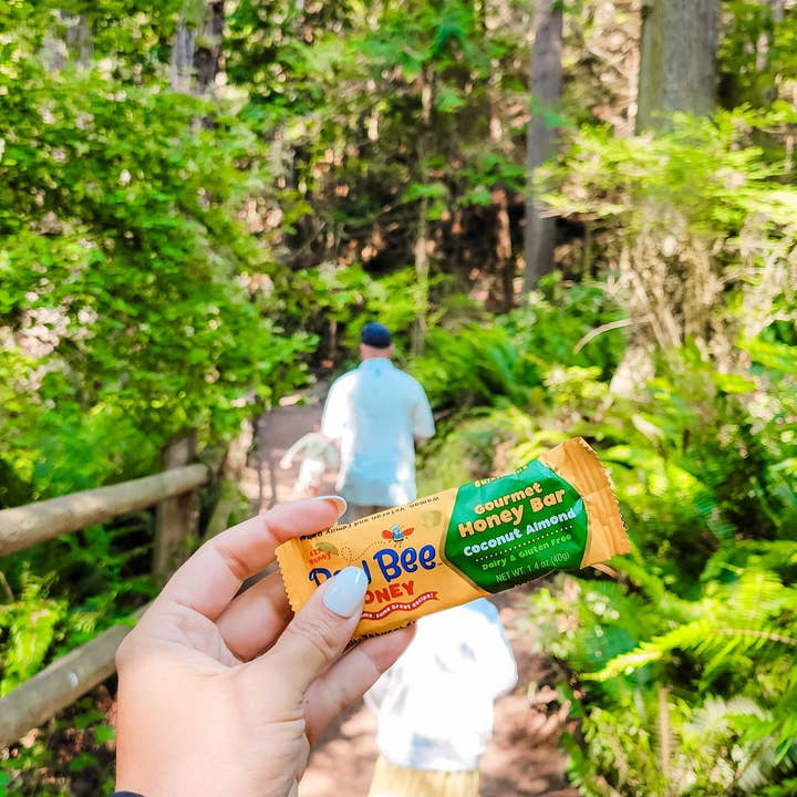 Honey Bunchie, LLC - Wholesale Snack Bar - Bon Bee Gourmet Honey Bar, Coconut Almond (12 ct)4