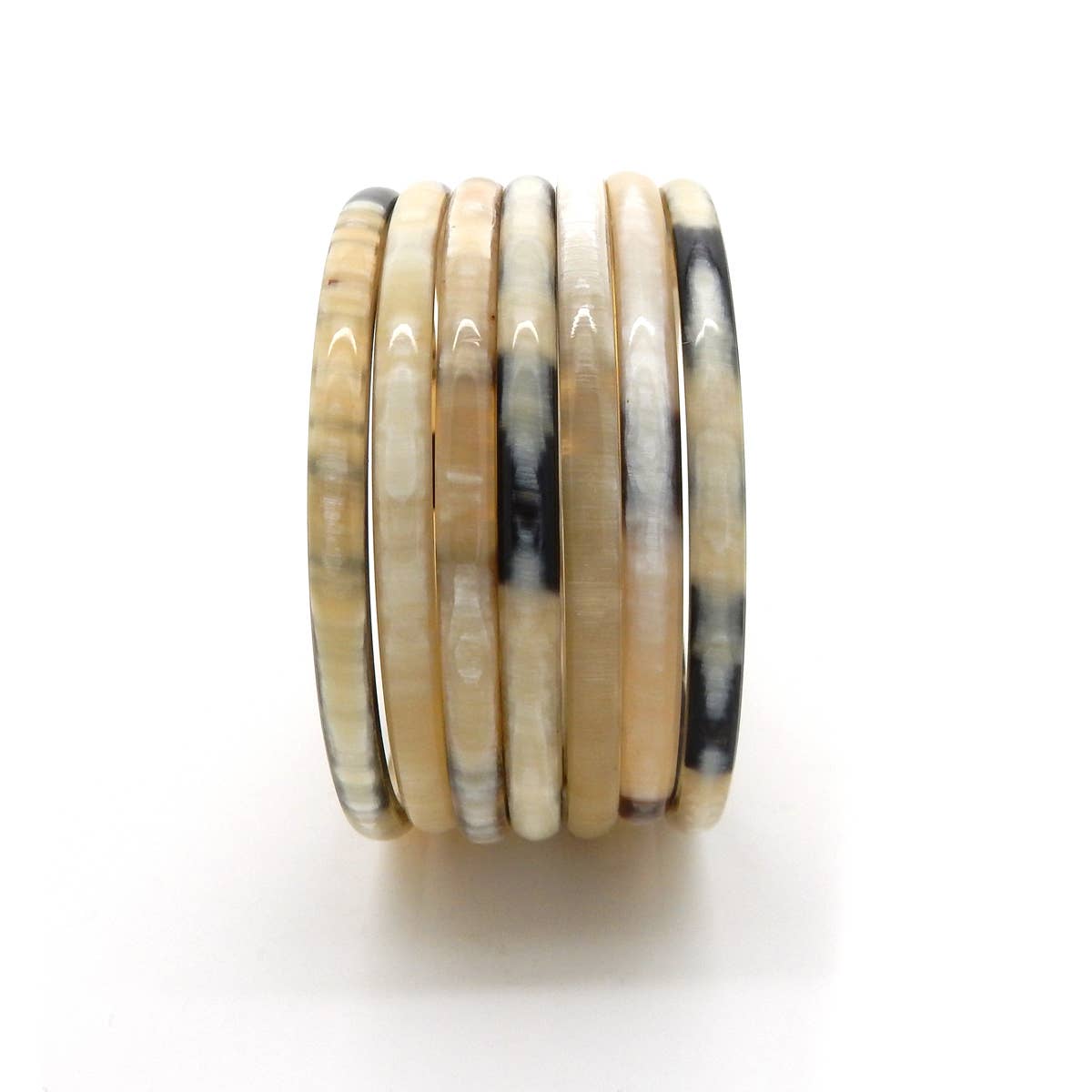 COUCOT - Wholesale Bangle Bracelet - Light Horn Week To View - 5mm Width7