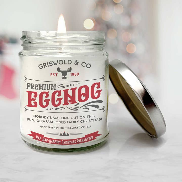 Julsemester ljus - Roligt Griswold och Co Eggtoddy Ljus för wholesale av ZA Handmade Wholesale