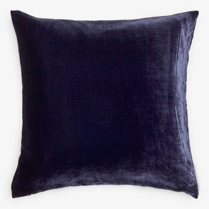 Solid Silk Velvet in Indigo for wholesale by Aviva Stanoff Design