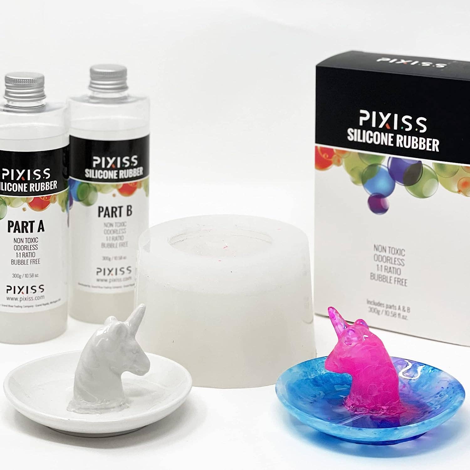 Pixiss - Vente Kit de bricolage - PIXISS Silicone liquide premium pour moulage - kit de 3,78 L6