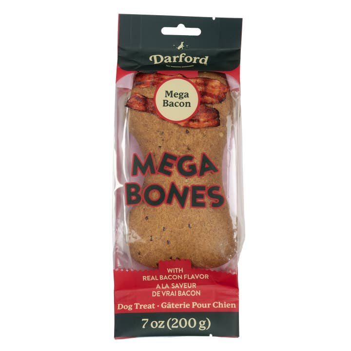 Mega Bones Bacon Flavor Dog Treat for wholesale by Darford