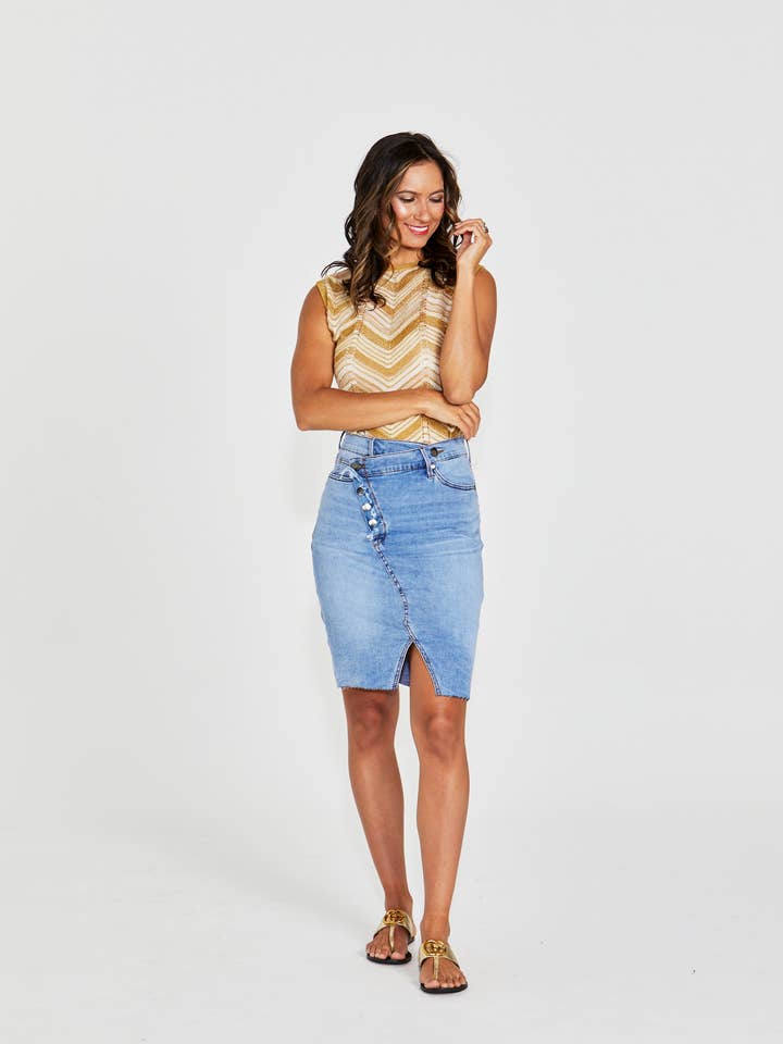 Leigh L.W. per la vendita all'ingrosso da parte di New London Jeans