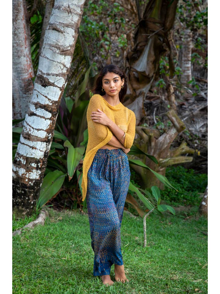 Bali Prema – wholesale Poncho - Dam – Sheer Shrug Knit Poncho Sjal - Boho Beach Cover för klänning i6