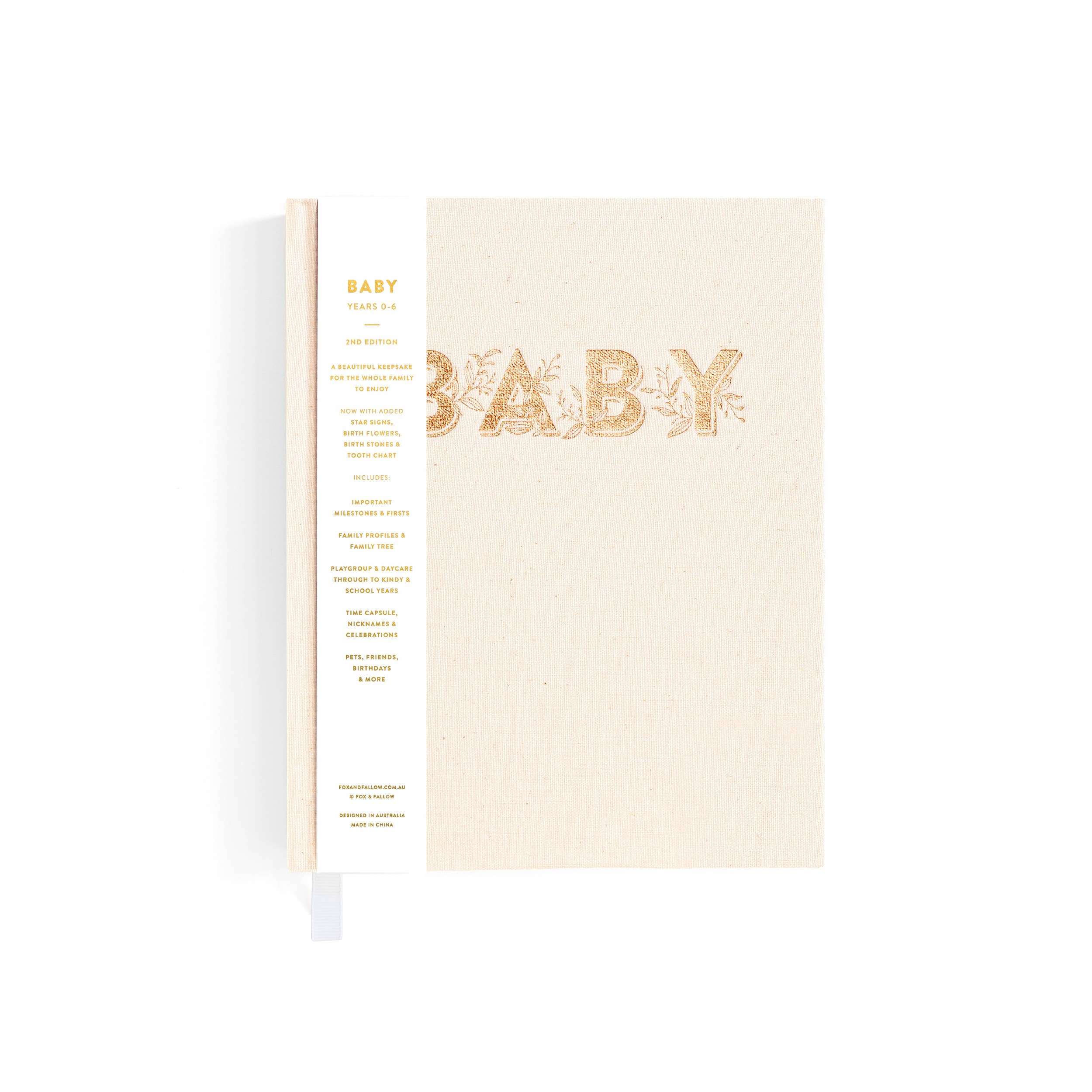 Fox & Fallow – wholesale Minnesbok - Barn och baby – Mini Baby Book Havregryn5