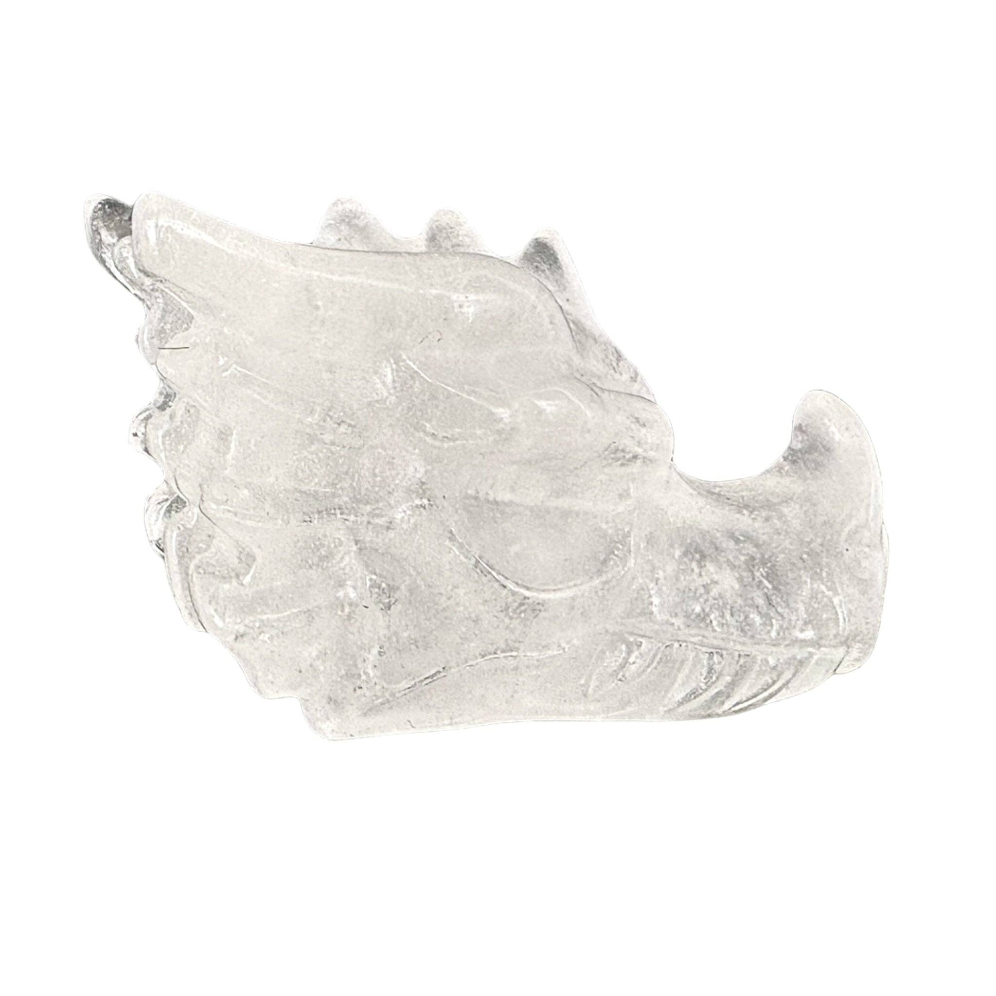Foliesbijoux - Wholesale Decorative Figurine - Rock crystal dragon head figure0