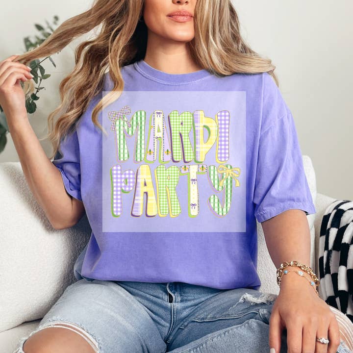 Mardi Party DTF OVERFØRSEL for engroshandel hos Faith Forward Transfers