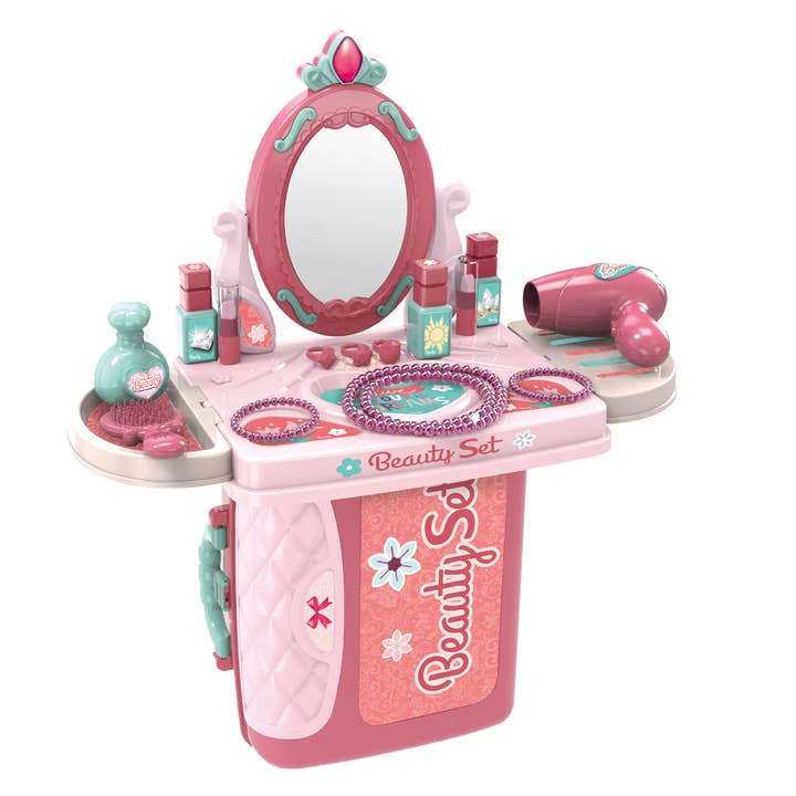 Streamline - Wholesale Toy Set - Kids - Beauty Vanity Playset in a Case, 22 pcs