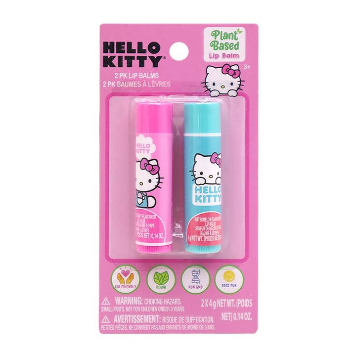 PINEAPPLE Beauty - Wholesale Lip Balm Set - UPD HK1149GG Hello Kitty 2pc Lip Balm Set - 12