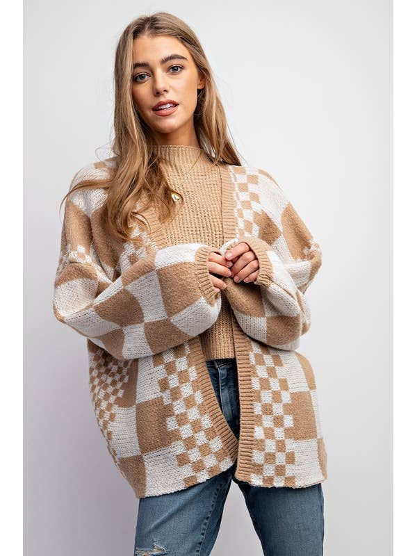 BLANDAD RUTIG STICKAD AXELKOFTA för wholesale av Pink Irene Wholesale