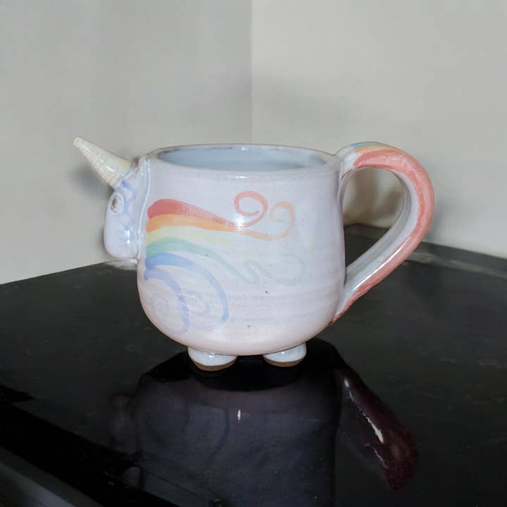 MudWorks Pottery - Wholesale Coffee Mug - Unicorn Mug