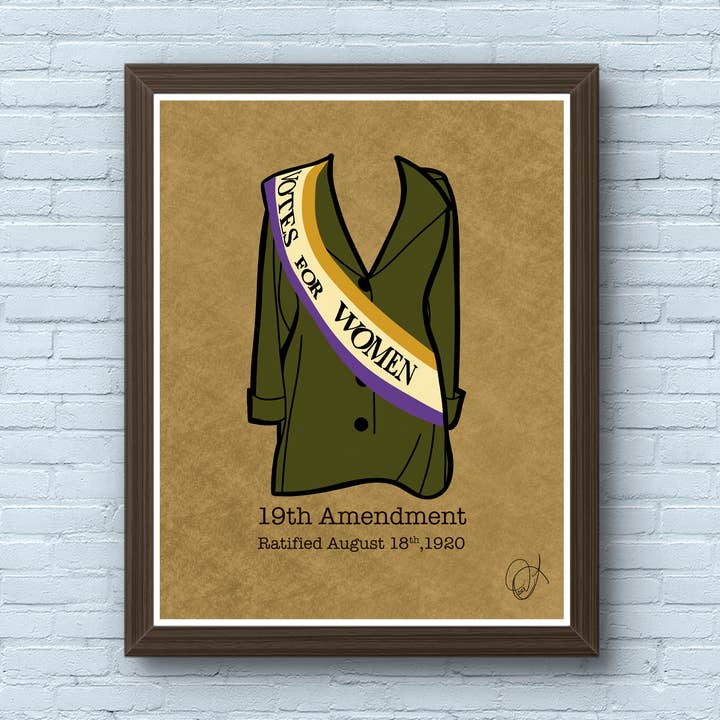 Women's Right to Vote - Dress -19th Amendment for wholesale by James Joseph Designs & Photography
