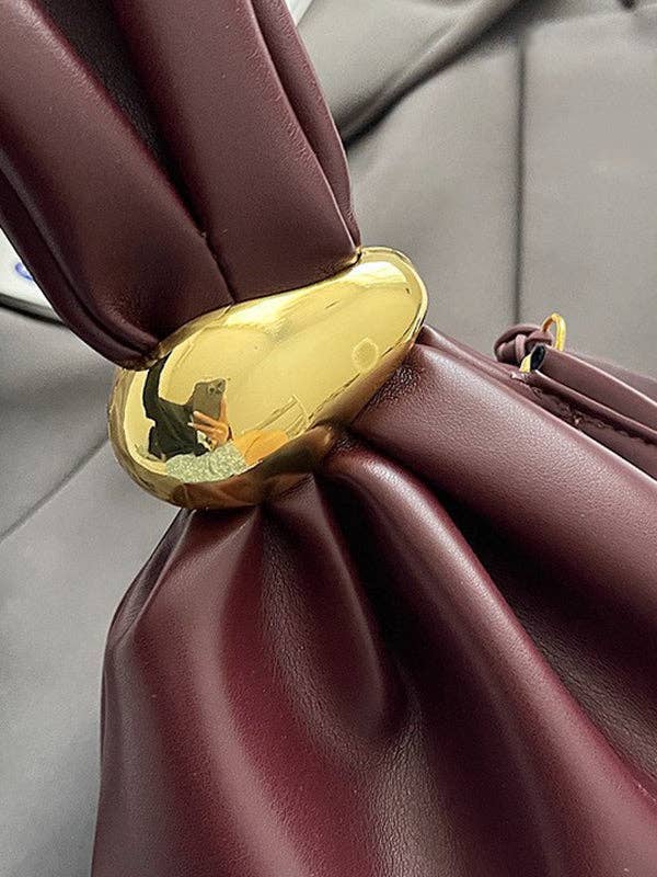 BORDEAUX Vouwdelen schoudertas met ritssluiting en gespleten inzetstukken voor groothandel op Faire2