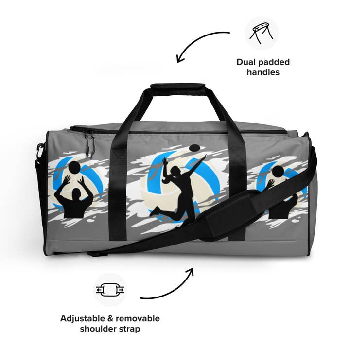 Sac de sport Volleyball Life pour la vente par Em and Raea LLC