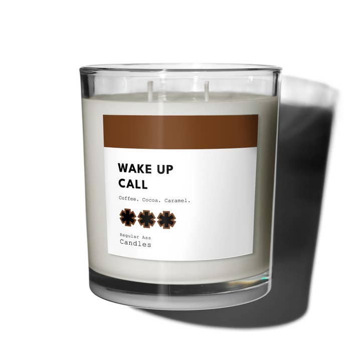WAKE UP CALL Candle for wholesale by Regular Ass Candles