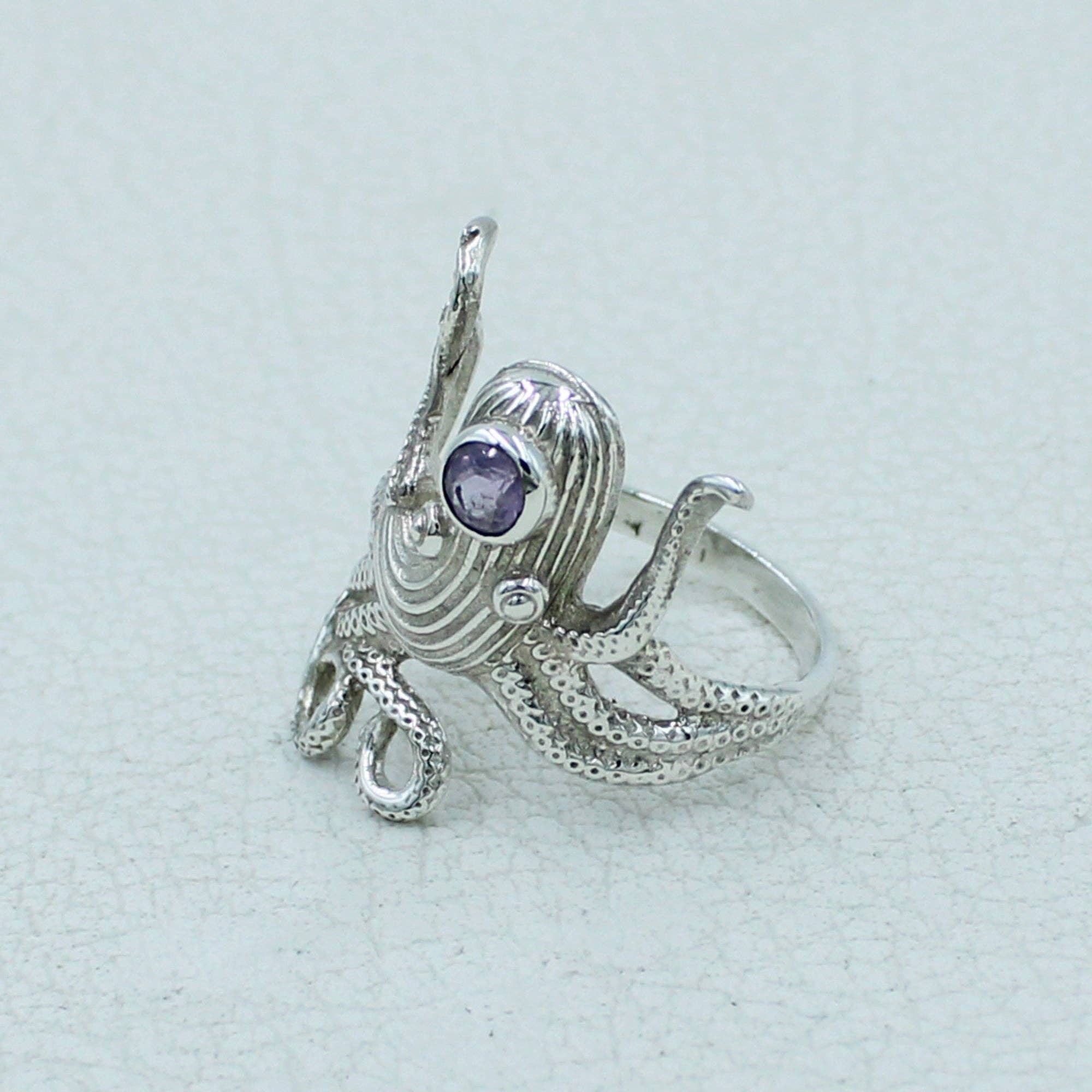 Silvex Jewelry – Engroshandel Statementring – Blækspruttering i 925 sterlingsølv19