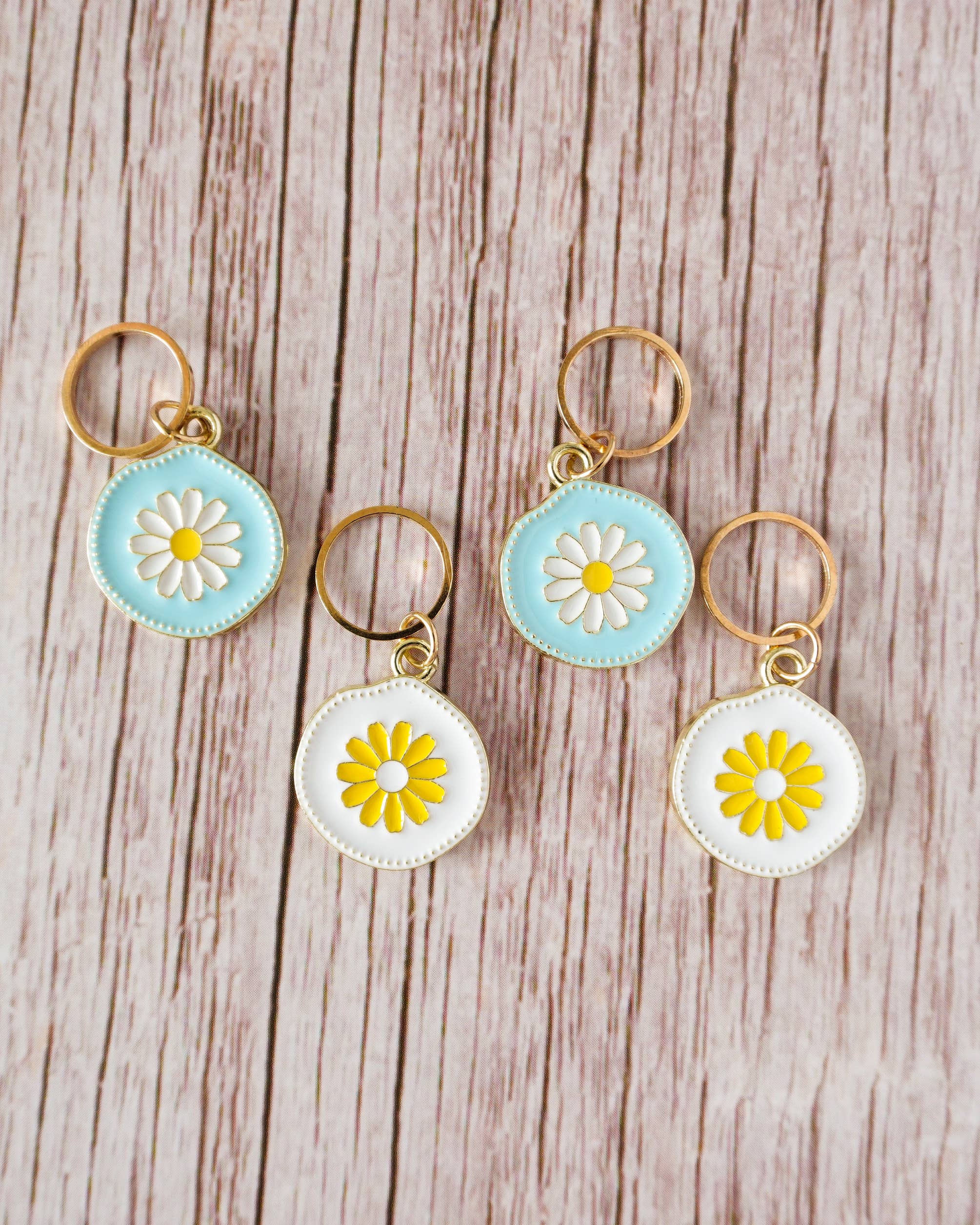 Hello Kim - Kim Chui - Wholesale Knitting/Crochet Supplies - Daisies - Marker rings5