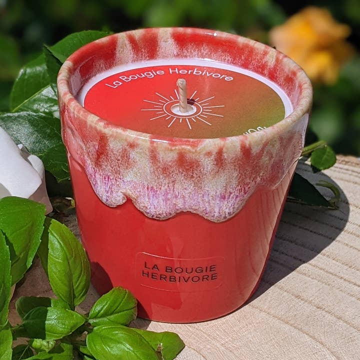 Candela Profumata Pomodoro Basilico | LA BOUGIE HERBIVORE per la vendita all'ingrosso da parte di LA BOUGIE HERBIVORE