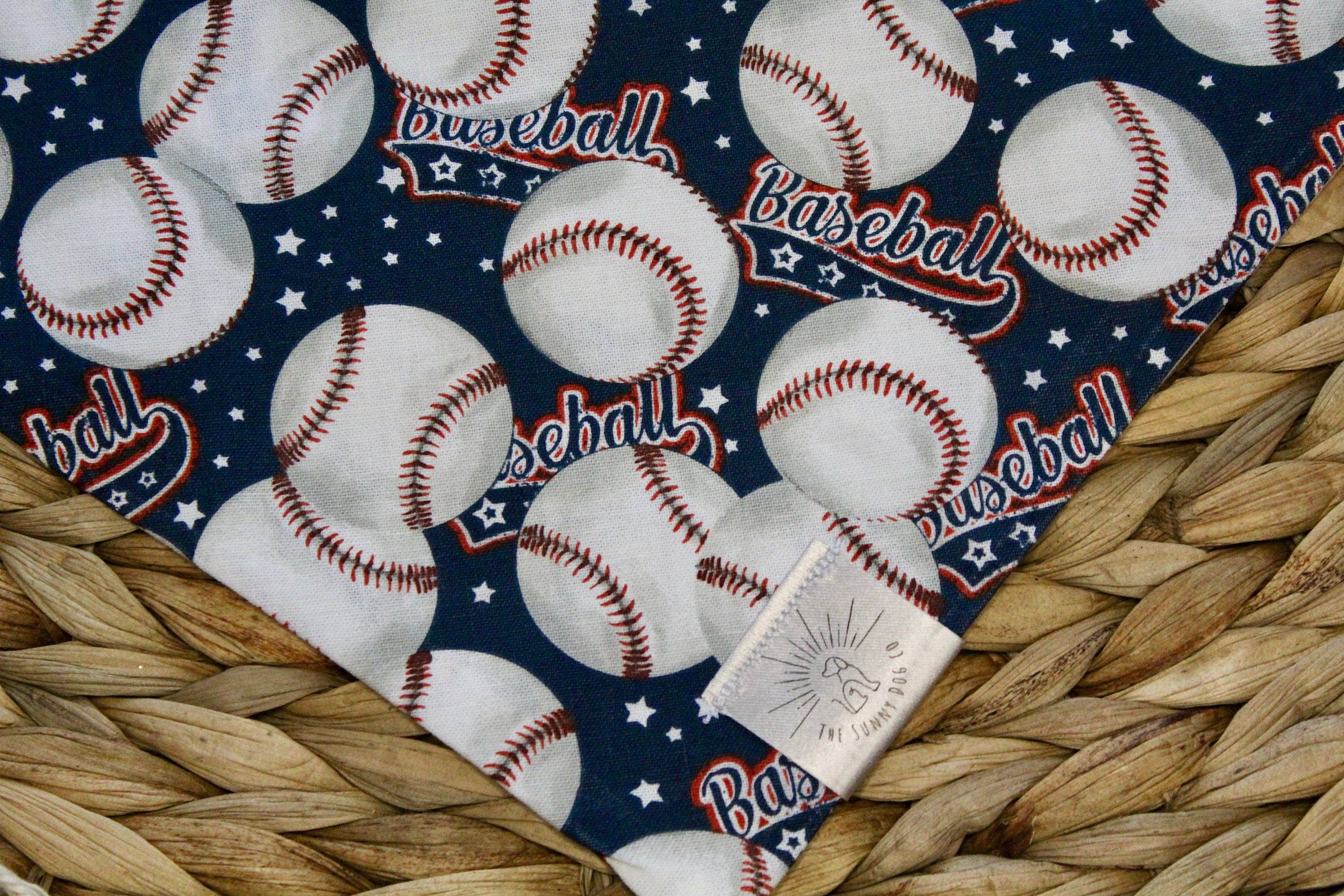 The Sunny Dog Co - Wholesale Pet Bandana - Dog - Baseball Dog Bandana2