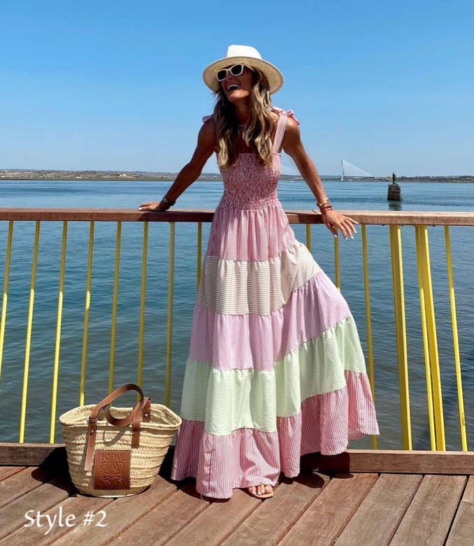 Hipster Row - Wholesale Dress - Women's - Molly Patchwork Dress0