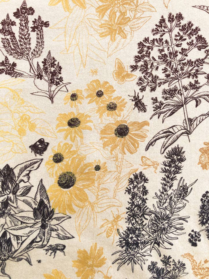 Solstice Handmade - Wholesale Graphic Sweatshirt - Unisex - Autumn Wildflowers Organic Cotton Blend Sweatshirt2