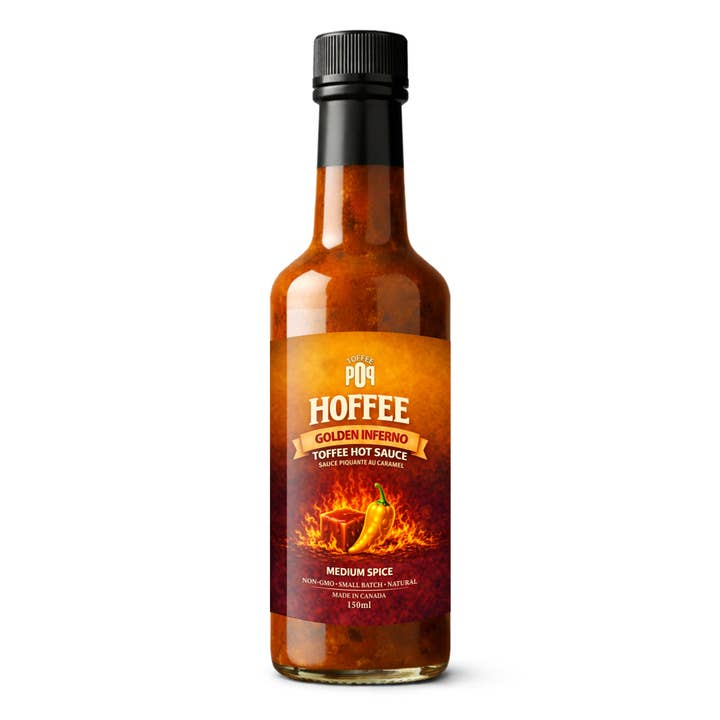 Golden Inferno Toffee Hot Sauce - 150ml for wholesale by HOFFEE