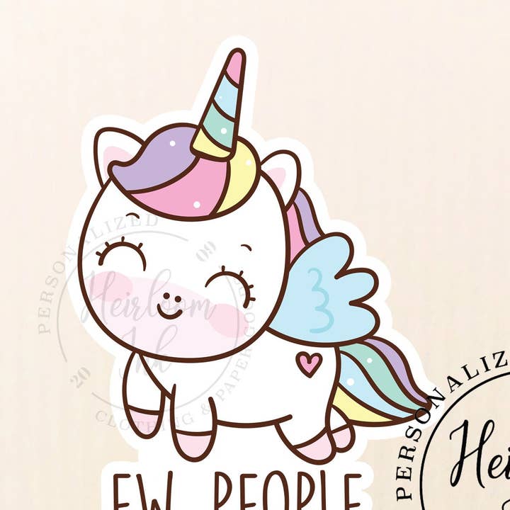 Heirloom Ink - Wholesale Sticker - Ew, People Vinyl Waterproof Sticker0