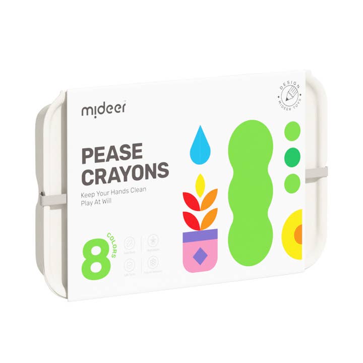 Mideer Peas Crayons-8 Colours and other Purchase Wholesale crayons 24 pack. Free Returns & Net 60 Terms on Faire trending on Faire.