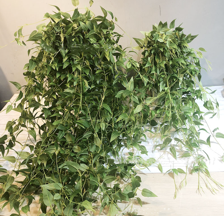 Sweet Home Deco - Vente Plantes artificielles - Buisson suspendu de feuilles de clématite en soie, fausses feuilles vertes3