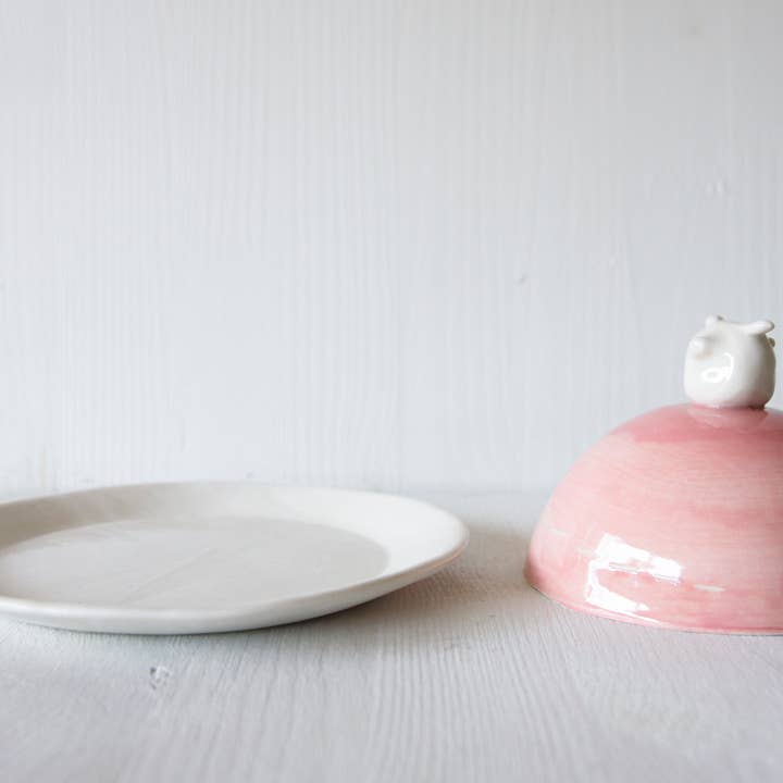 karoArt - Wholesale Decorative Plate/Dish/Bowl - Piglet Butter Dish4
