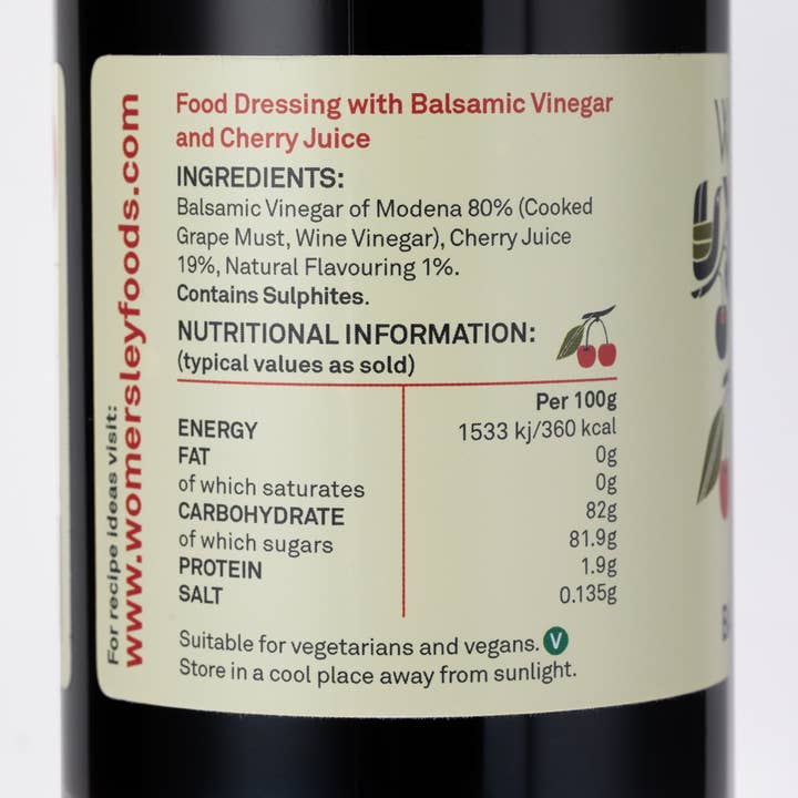 Womersley Foods - Wholesale Vinegar - Cherry Balsamic Vinegar / Cherry Balsamic Salad Dressing7