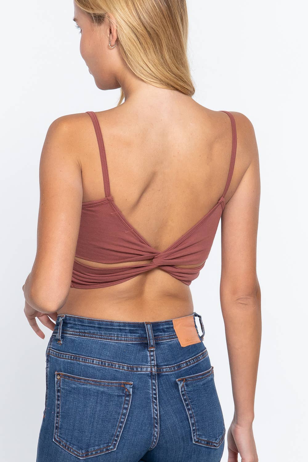 42POPS - Venta al por mayor Camisola - Mujer - , CAMISETA DE TIRANTES CON COPA EXTRAÍBLE AJUSTADA Y ESPALDA RETORCIDA SI-2242716