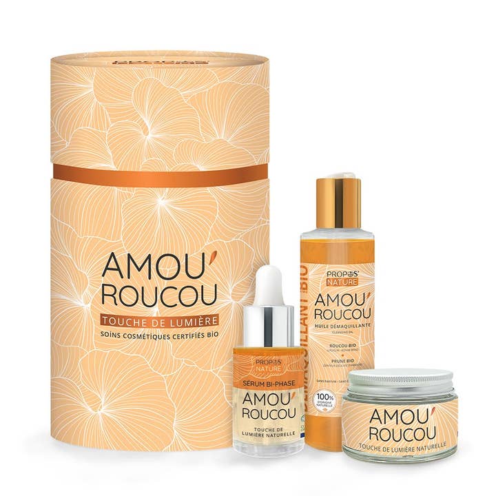 Propos'Nature - Wholesale Anti-Aging Moisturizer - Amou'roucou Gift Set - 3 Organic Skin Radiance Treatments - Christmas4