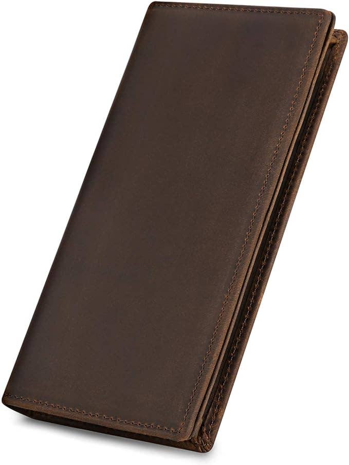 American Leather Goods – wholesale Wallet – Unisex – Genuine Leather Bifold Wallet Long Wallets for Men Women4
