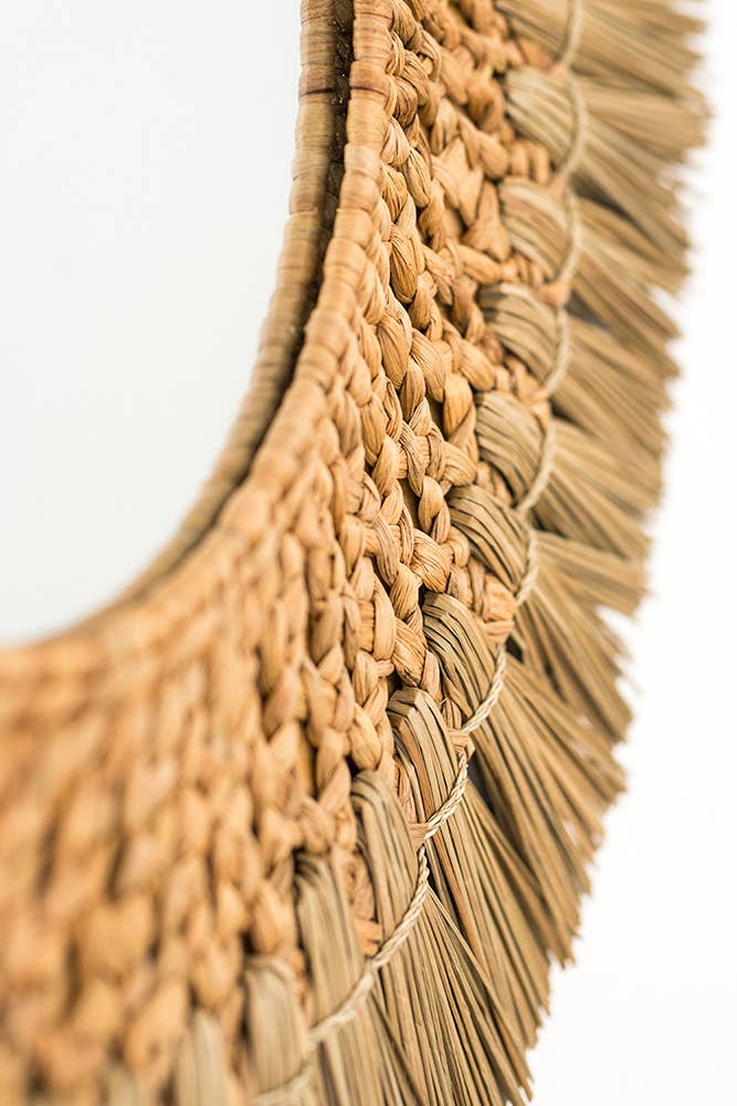 BALIER Deco – wholesale Wall mirror – Kepang Natural Mirror1